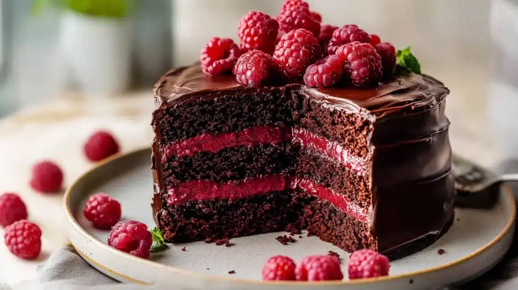 The best Chocolate Raspberry Cake