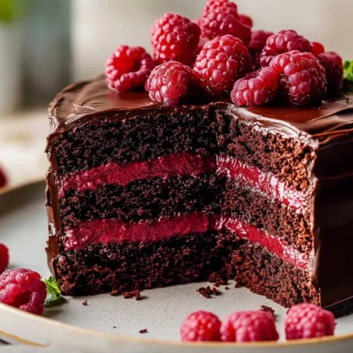 The best Chocolate Raspberry Cake