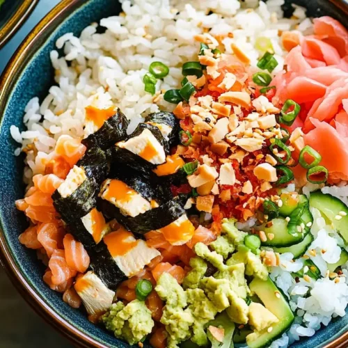 California Roll Sushi Bowl Recipe