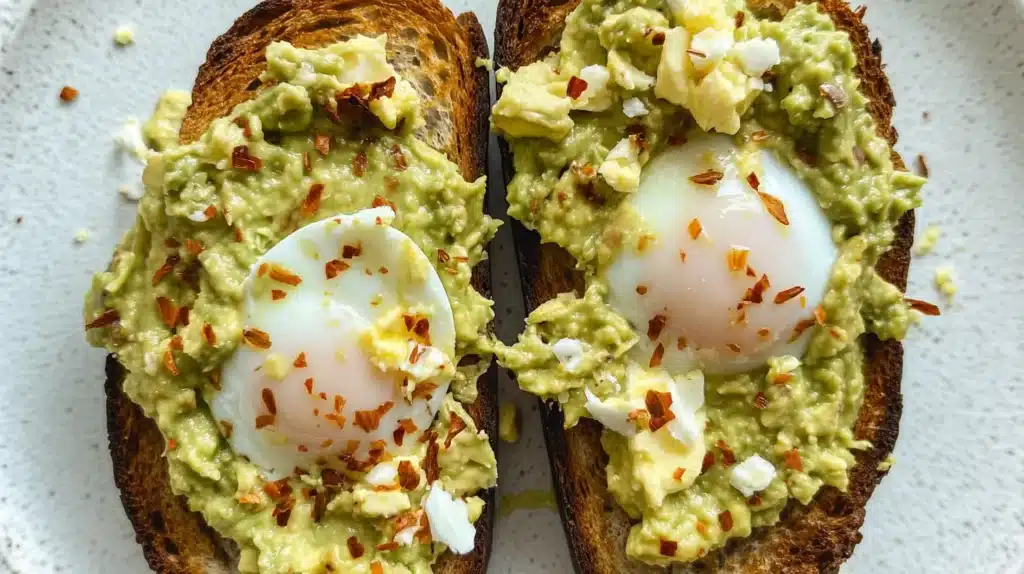 Simple Avocado Toast With Egg​