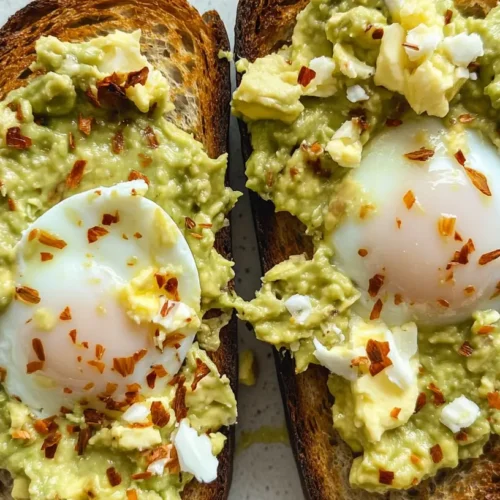 Simple Avocado Toast With Egg