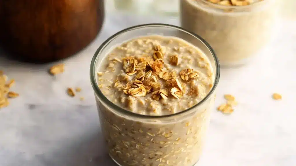 Maple Brown Sugar Protein Overnight Oats Recipe