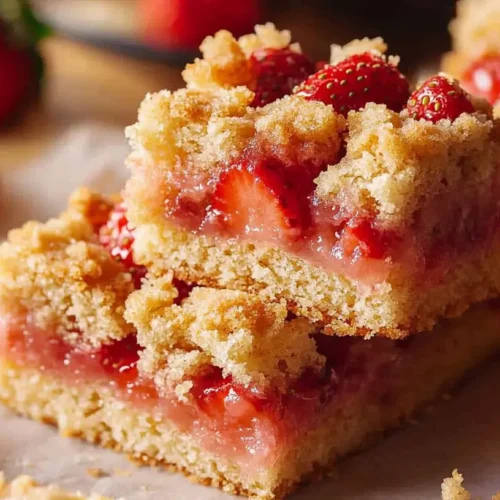 Easy Strawberry Crumb Cake