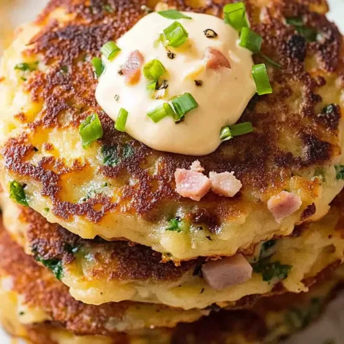Irresistible Cheese and Ham Pancakes