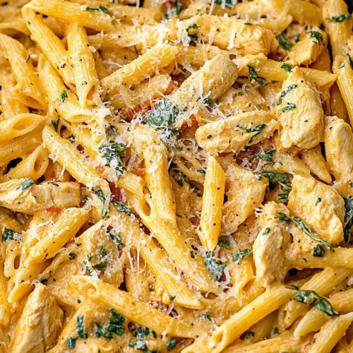 Creamy Garlic Chicken Pasta Recipe