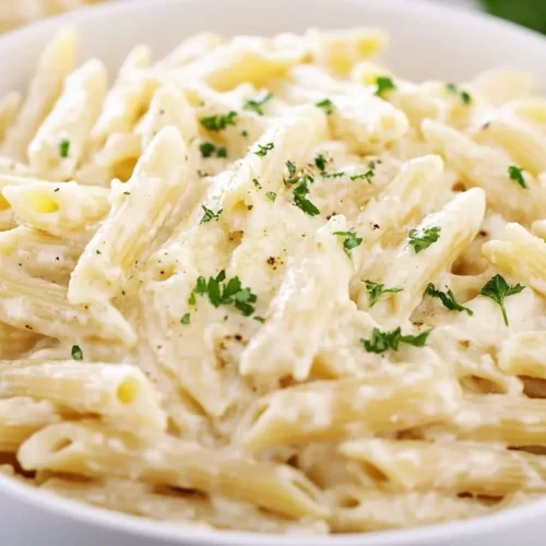 White Sauce Penne Pasta Recipe