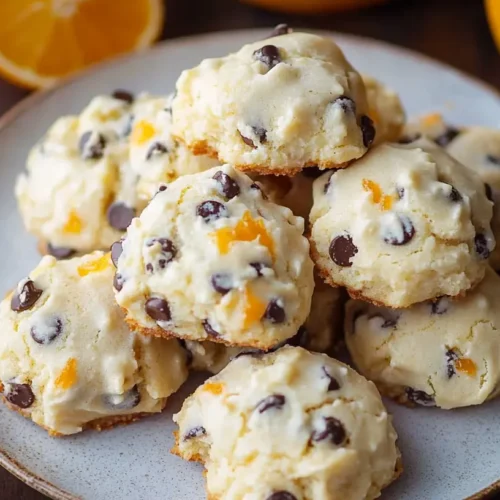 Easy Orange Chocolate Chip Ricotta Cookies