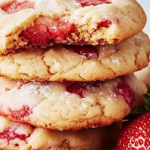 Homemade Strawberry Shortcake Cookies