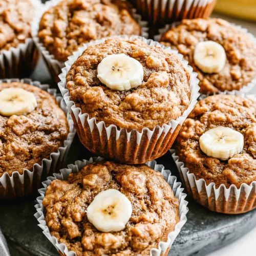 Homemade Healthy Banana Muffins