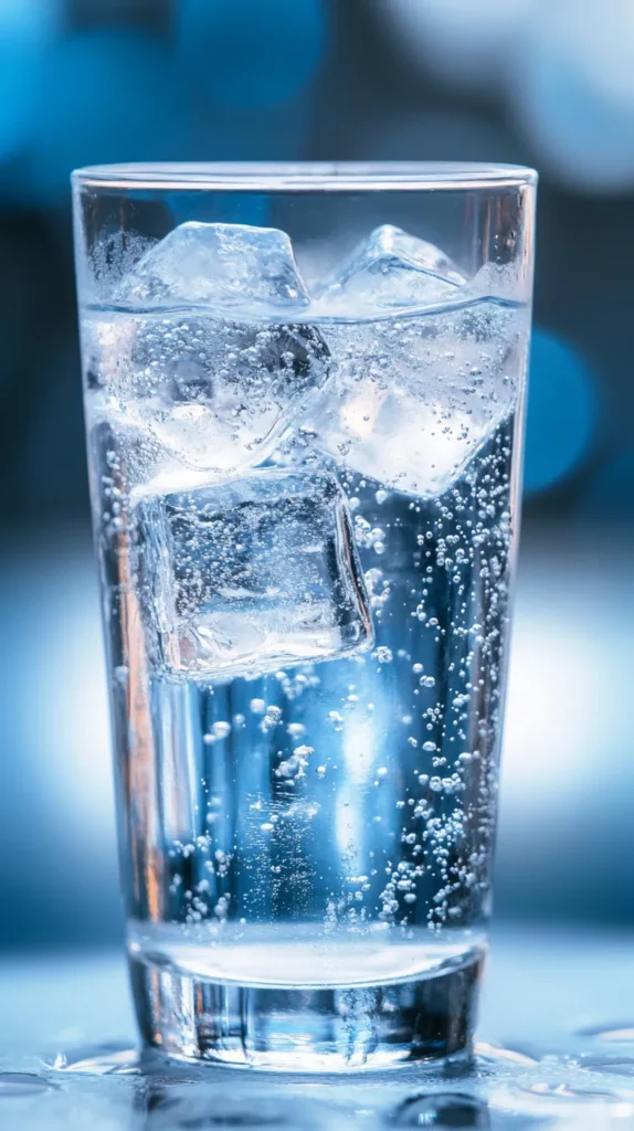 ice water glass