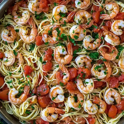 Mediterranean Garlic Shrimp Pasta Recipe