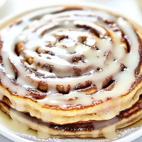 Cinnamon Roll Pancakes