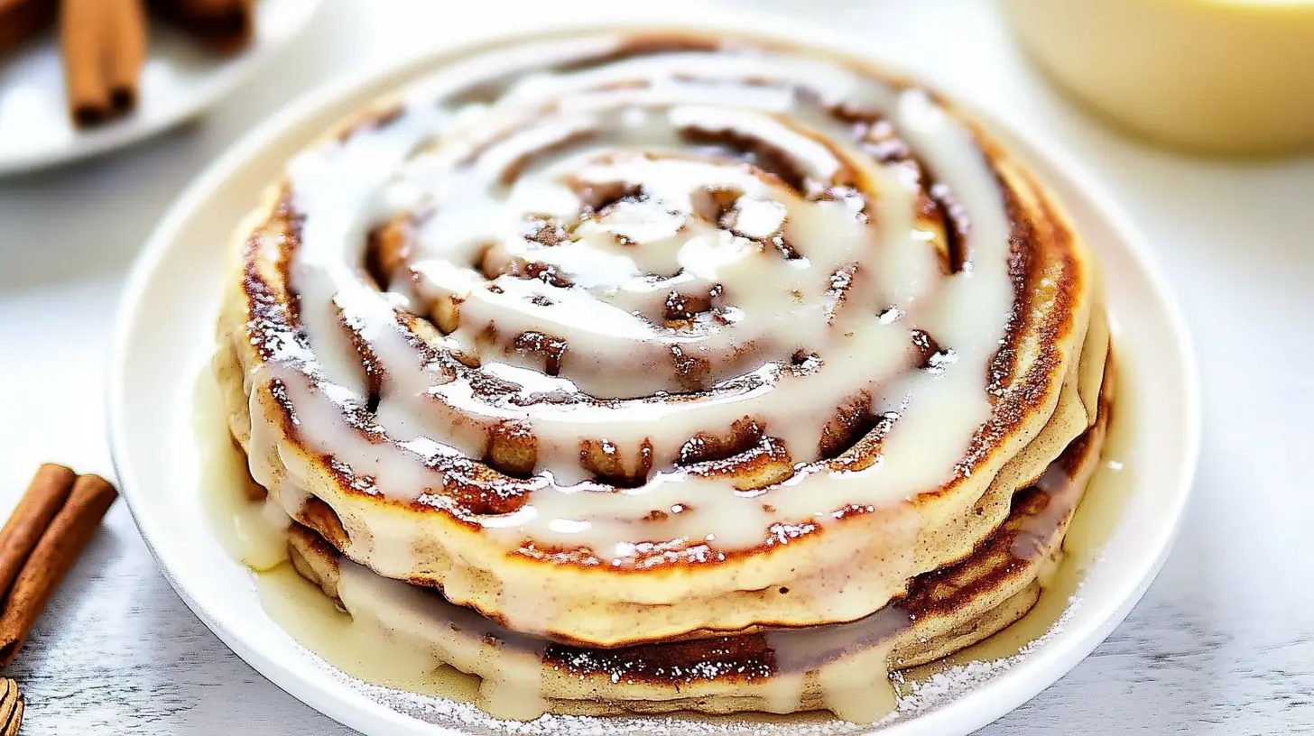 Cinnamon Roll Pancakes Cinnamon Roll Pancakes