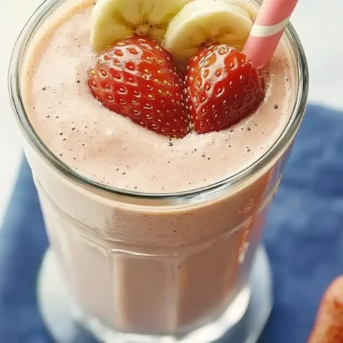 Strawberry-Banana Protein Smoothie