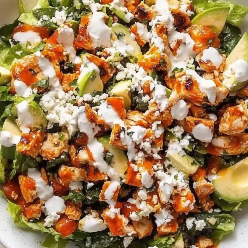 Buffalo Chicken Chopped Salad.