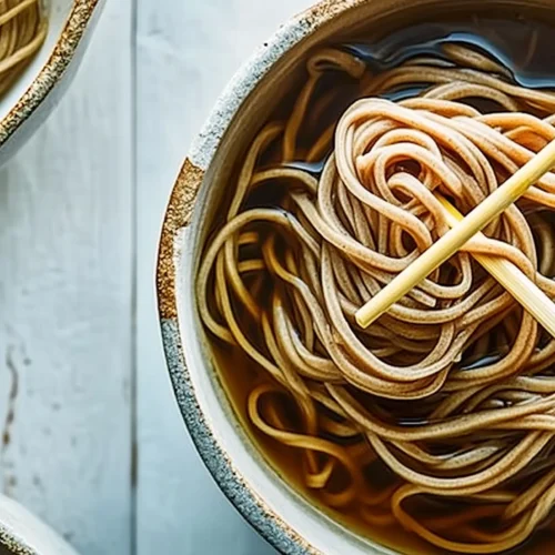 Zaru soba (cold soba noodles)